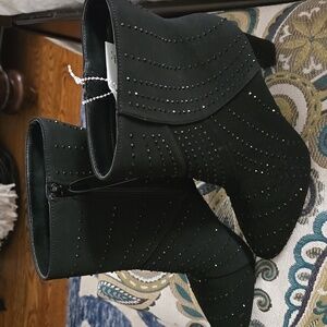 (NWT) Impo Boots - Black Embellished